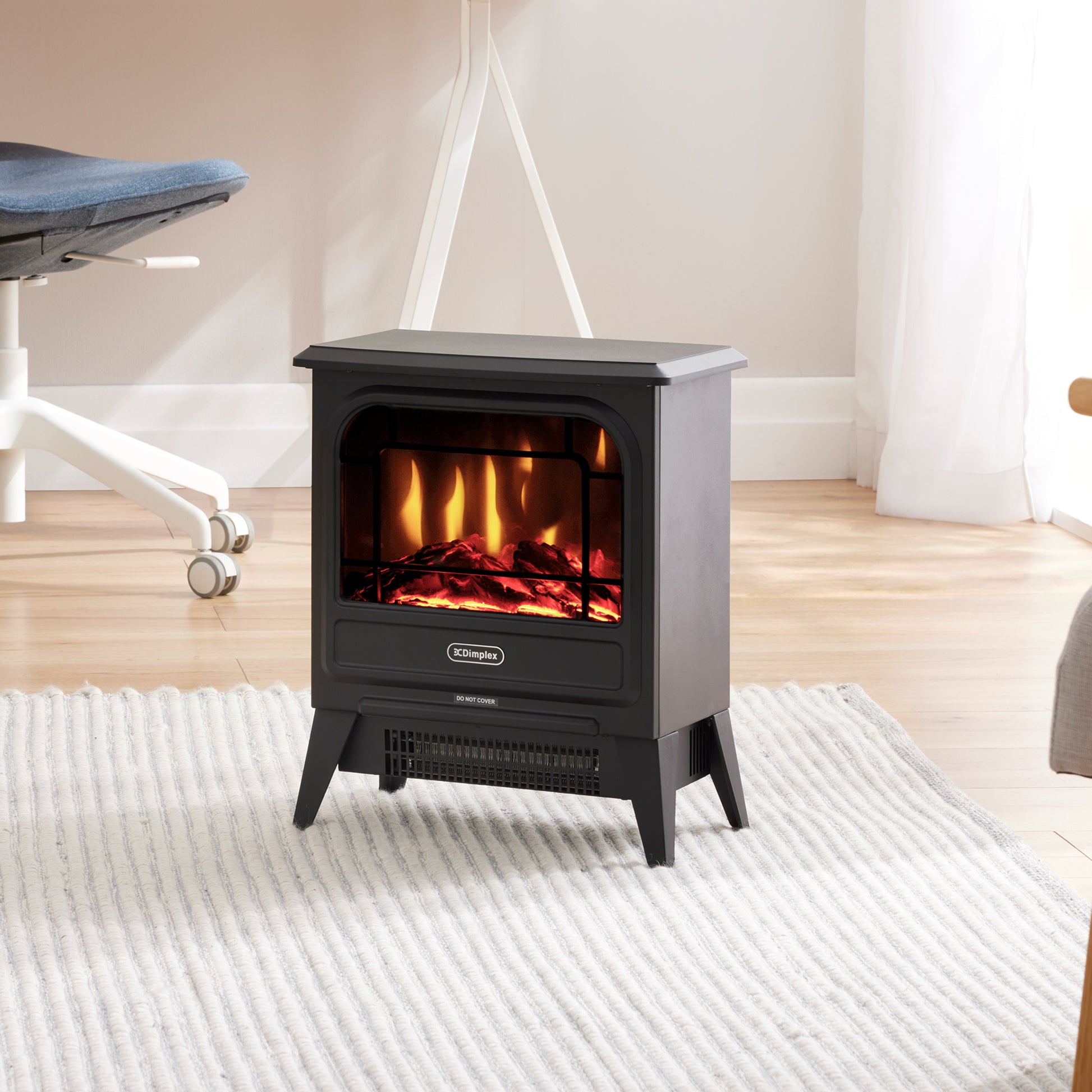 Dimplex 1.2kW MicroStove Optiflame Portable Electric Fire Stove V240-MCFSTV12-AU