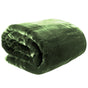 Laura Hill 600gsm Faux Mink Blanket Queen Size Double-sided Throw Rug Large Super Luxurious Soft - Green V240-MINK-GN