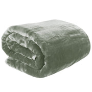 Laura Hill 600-GSM Mink Blanket Queen Size Double-Sided Soft Plush Bed Faux Throw Rug 220 X 240cm Sage V240-MINK-SG