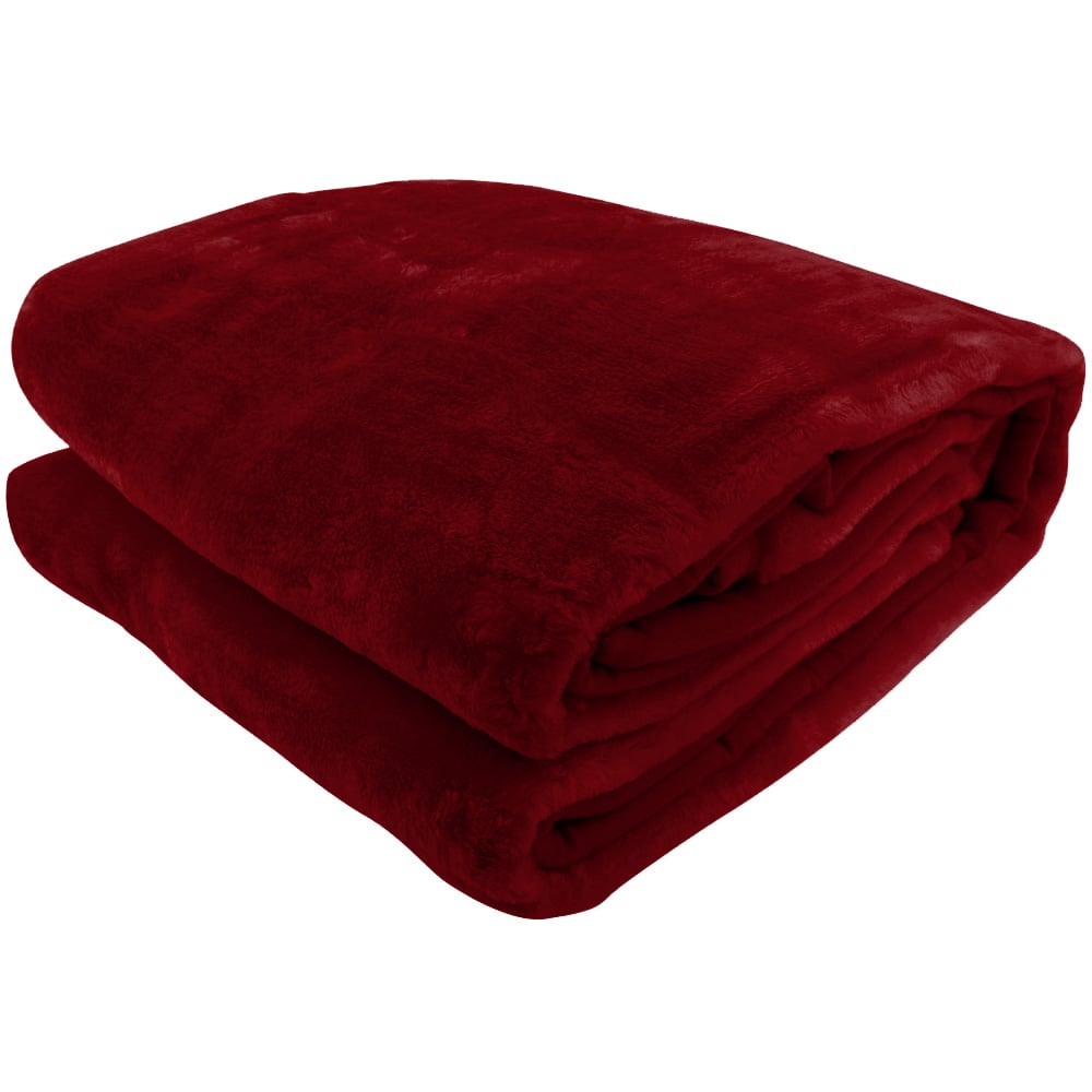 Laura Hill Mink Blanket Double Sided Queen Size Soft Plush Bed Faux Throw Rug 220 X 240cm V240-MINK-WRD
