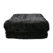 Laura Hill 800-gsm Faux Mink Throw Rug Blanket Queen Size Double-sided Large Super Luxurious Soft Heavy - V240-MNKHV-BK