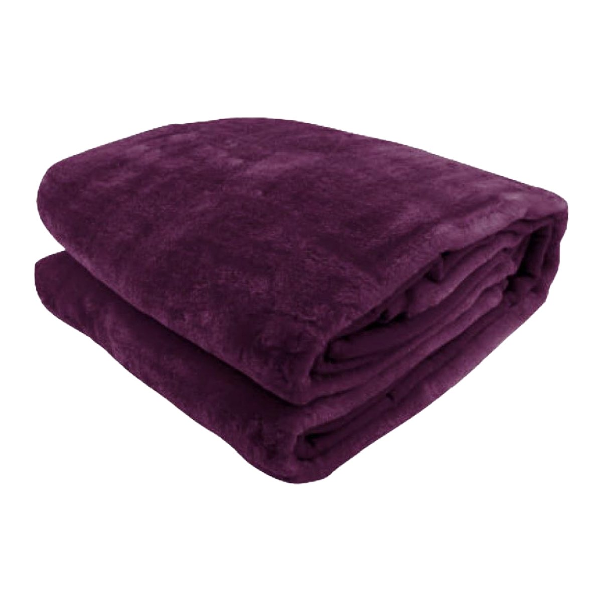 Laura Hill Double-sided Large 220 X 240cm Faux Mink Throw Rug Blanket 800-gsm Heavy - Purple V240-MNKHV-MV