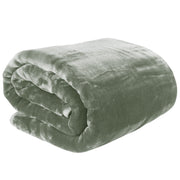 Laura Hill 800-GSM Mink Blanket Queen Size Double-Sided Soft Plush Bed Faux Throw Rug 220 X 240cm Heavy Sage V240-MNKHV-SG