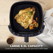 Morphy Richards 6.5L Digital Air Fryer MRAF72BK w/LED Touch Control Panel 8 Preset Cooking Programs Non Stick V240-MRAF72BK