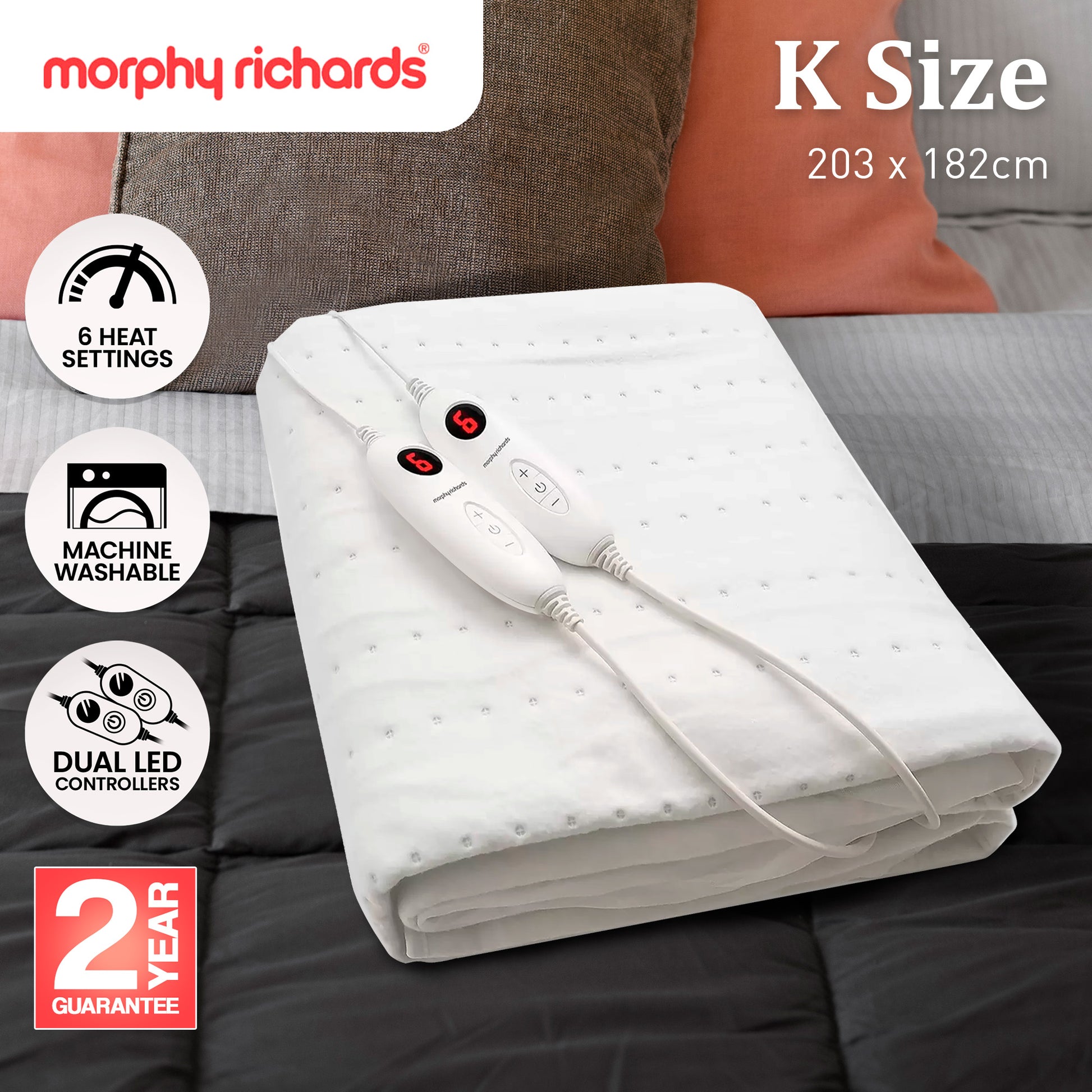Morphy Richards Electric Blanket - King V240-MREBKG5