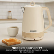 Morphy Richards 1.7L Electric Kettle Essence Scandi Swivel Base Boil-Dry Protection V240-MRESK17TA
