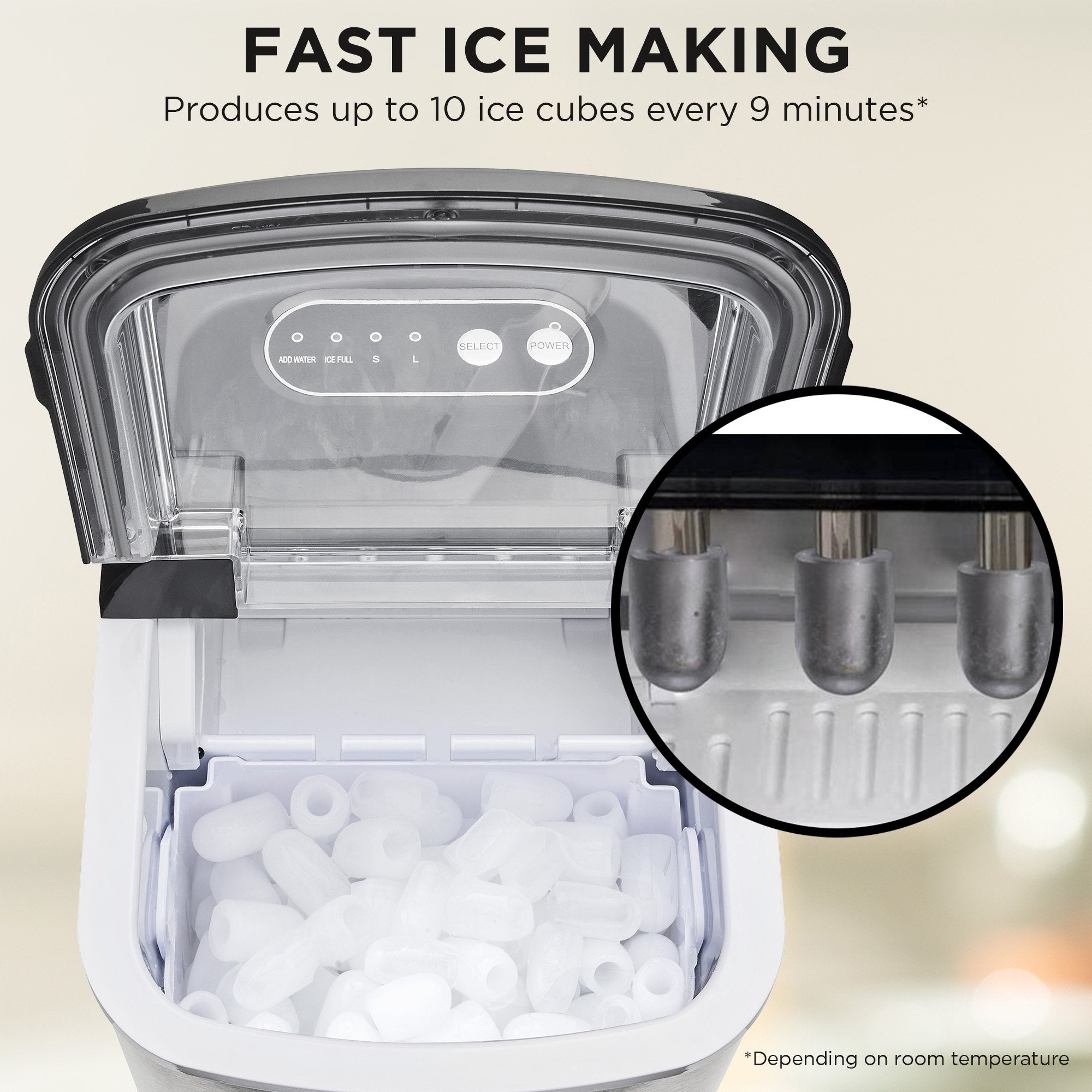 Morphy Richards 15kg Ice Maker in Stainless Steel V240-MRIM15SS