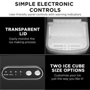 Morphy Richards 15kg Ice Maker in Stainless Steel V240-MRIM15SS