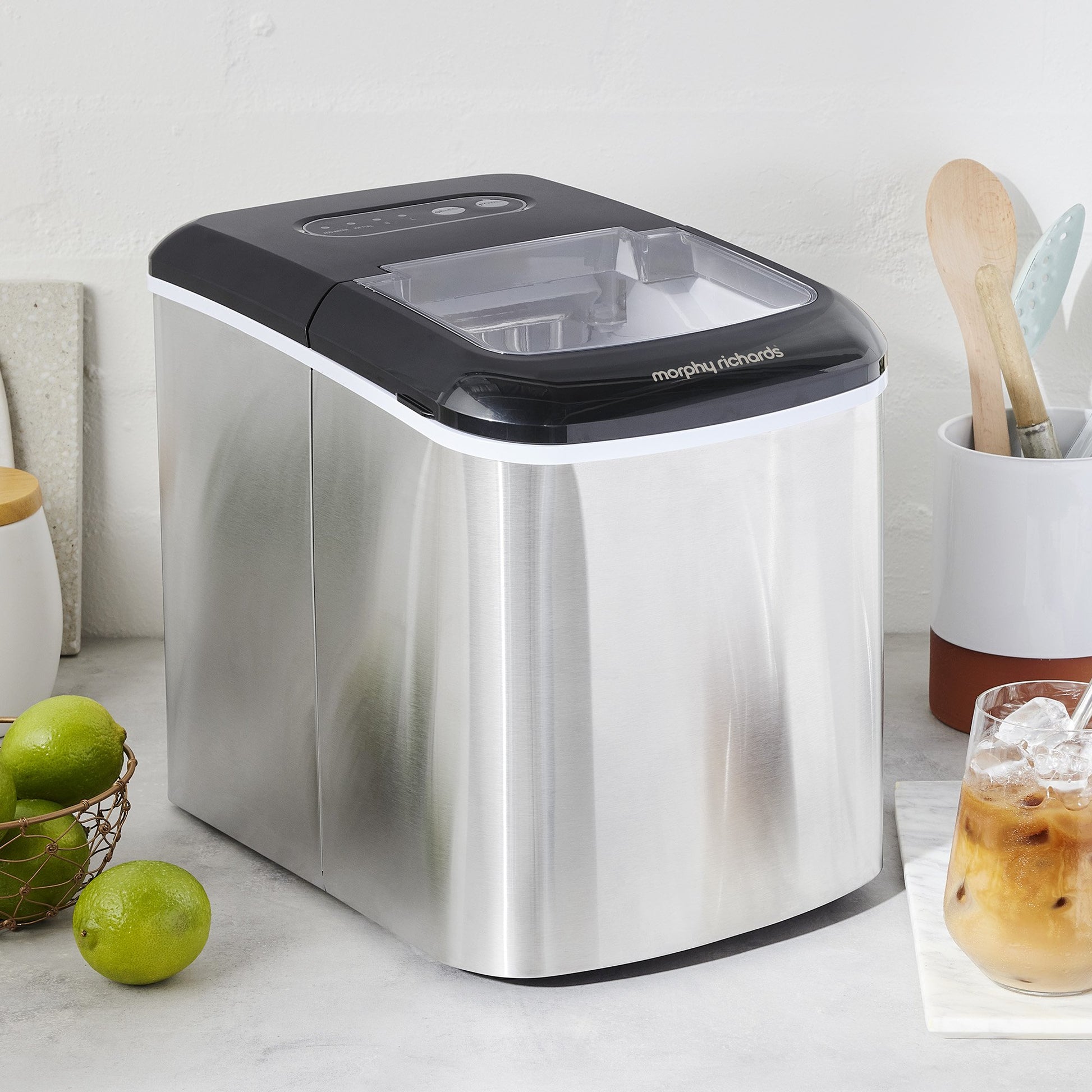 Morphy Richards 15kg Ice Maker in Stainless Steel V240-MRIM15SS