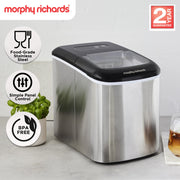 Morphy Richards 15kg Ice Maker in Stainless Steel V240-MRIM15SS