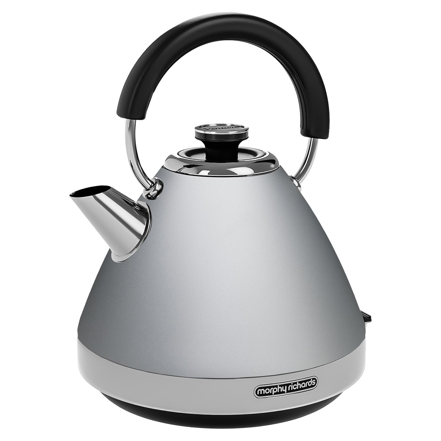 Morphy Richards 1.5L Venture Collection Pyramid Kettle in Steel Grey V240-MRVK15SG