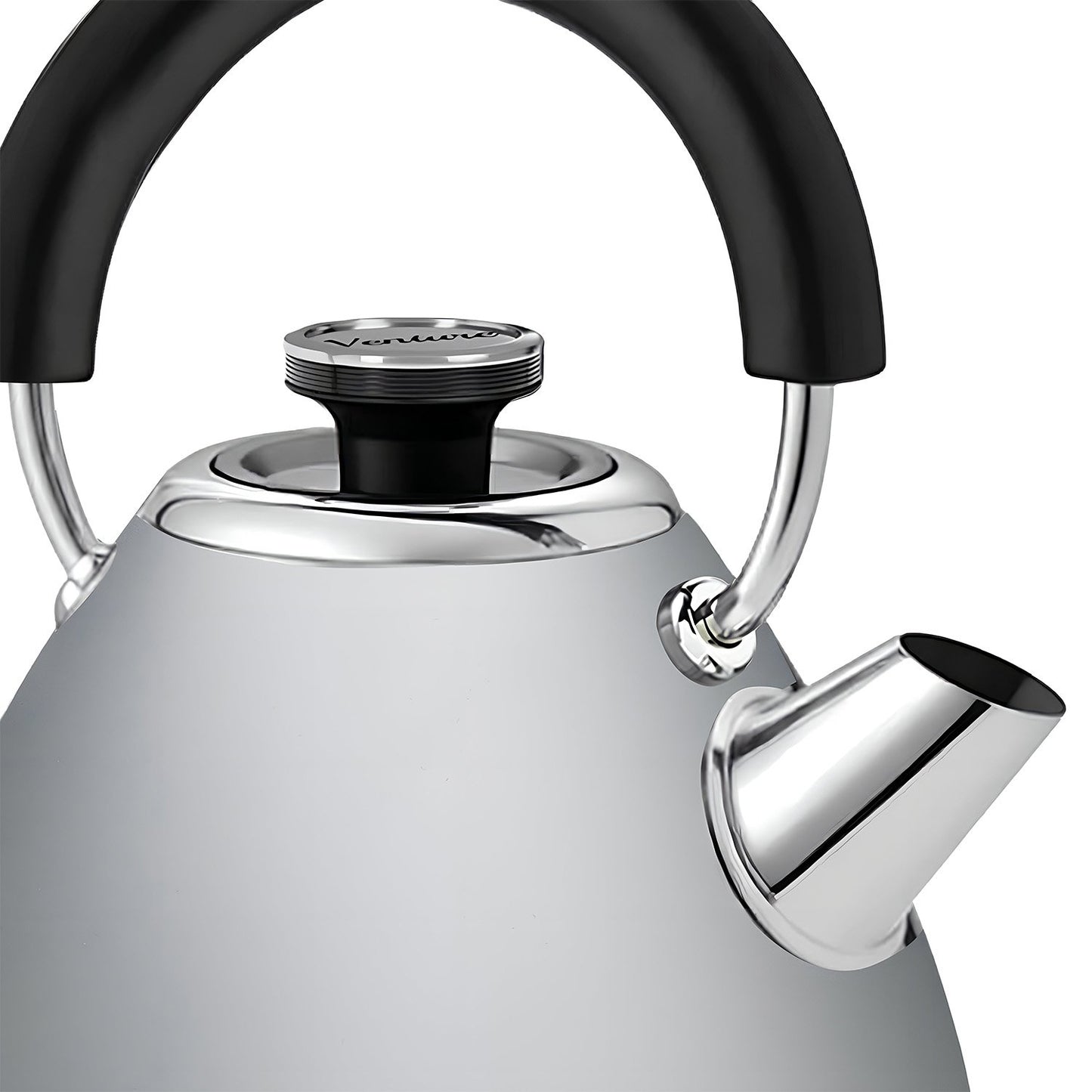 Morphy Richards 1.5L Venture Collection Pyramid Kettle in Steel Grey V240-MRVK15SG