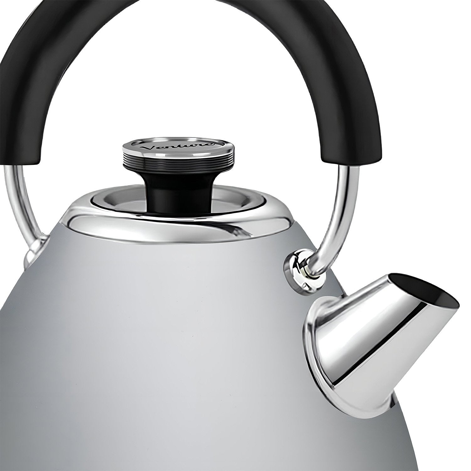 Morphy Richards 1.5L Venture Collection Pyramid Kettle in Steel Grey V240-MRVK15SG