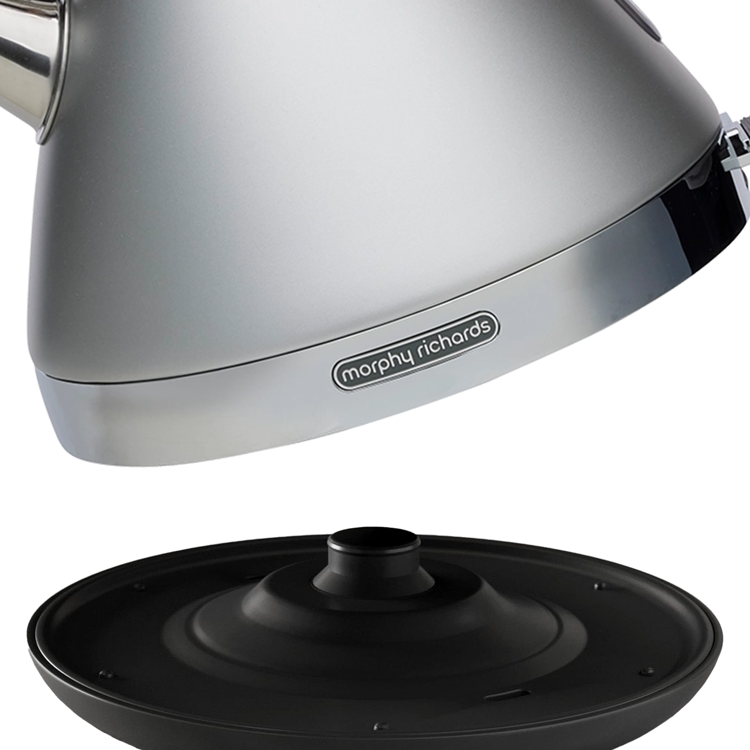 Morphy Richards 1.5L Venture Collection Pyramid Kettle in Steel Grey V240-MRVK15SG