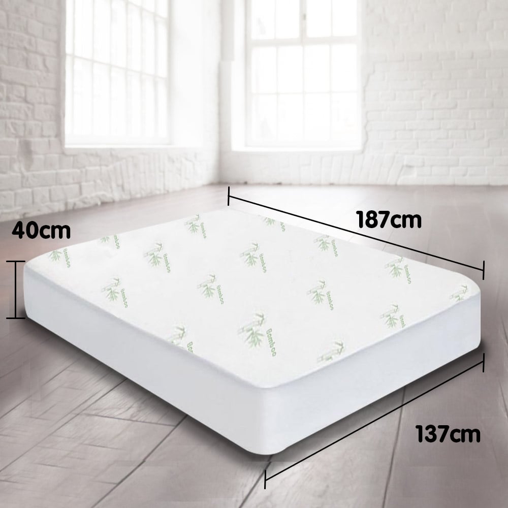 Laura Hill Bamboo Mattress Protector- Double V240-MTP-YTX-BB-DB