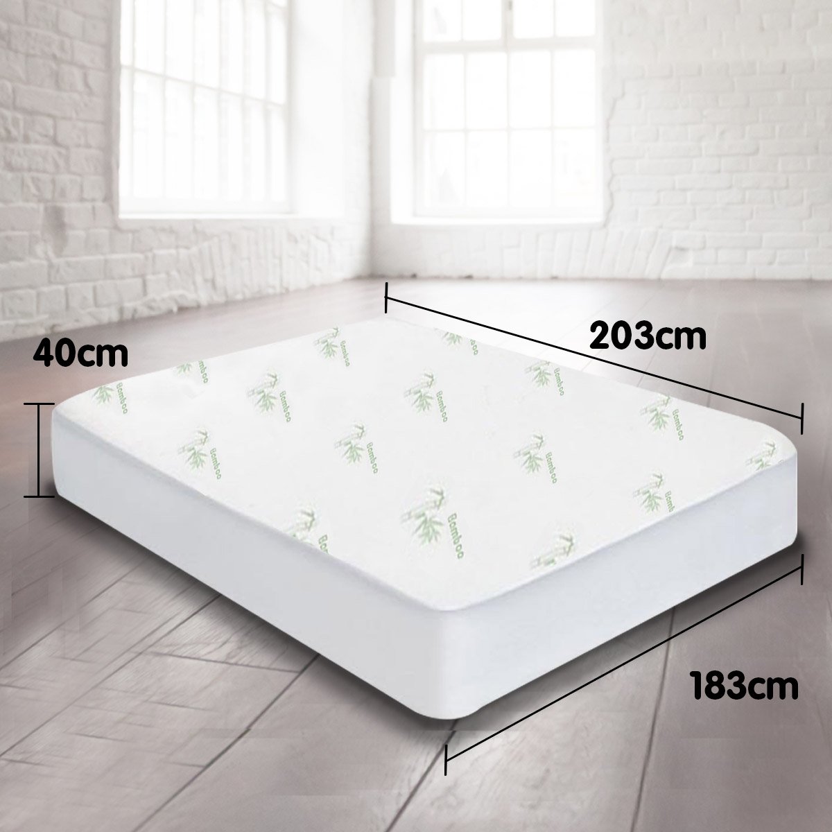 Laura Hill Bamboo Mattress Protector- King V240-MTP-YTX-BB-KN