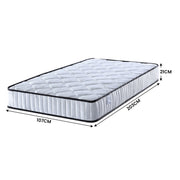 Laura Hill King Single Size Mattress Pocket Spring High Density Foam For Bed V240-MTS-KSG-T21