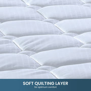 Laura Hill King Single Size Mattress Pocket Spring High Density Foam For Bed V240-MTS-KSG-T21