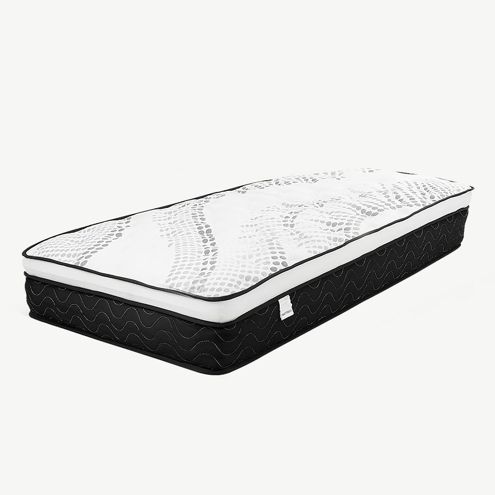 Laura Hill Double Mattress Bed Size Euro Top Topper 5 Zone Spring Foam 32cm V240-MTS-T32-KNT-DB