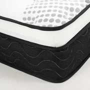 Laura Hill Double Mattress Bed Size Euro Top Topper 5 Zone Spring Foam 32cm V240-MTS-T32-KNT-DB