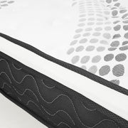 Laura Hill Double Mattress Bed Size Euro Top Topper 5 Zone Spring Foam 32cm V240-MTS-T32-KNT-DB