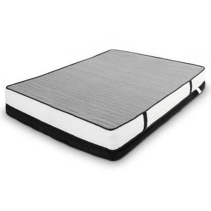Laura Hill Queen Mattress Bed Size Euro Top 5 Zone Spring Foam 32cm Bedding Pocket V240-MTS-T32-QN