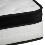 Laura Hill Queen Mattress Bed Size Euro Top 5 Zone Spring Foam 32cm Bedding Pocket V240-MTS-T32-QN