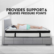 Laura Hill Queen Mattress Bed Size Euro Top 5 Zone Spring Foam 32cm Bedding Pocket V240-MTS-T32-QN