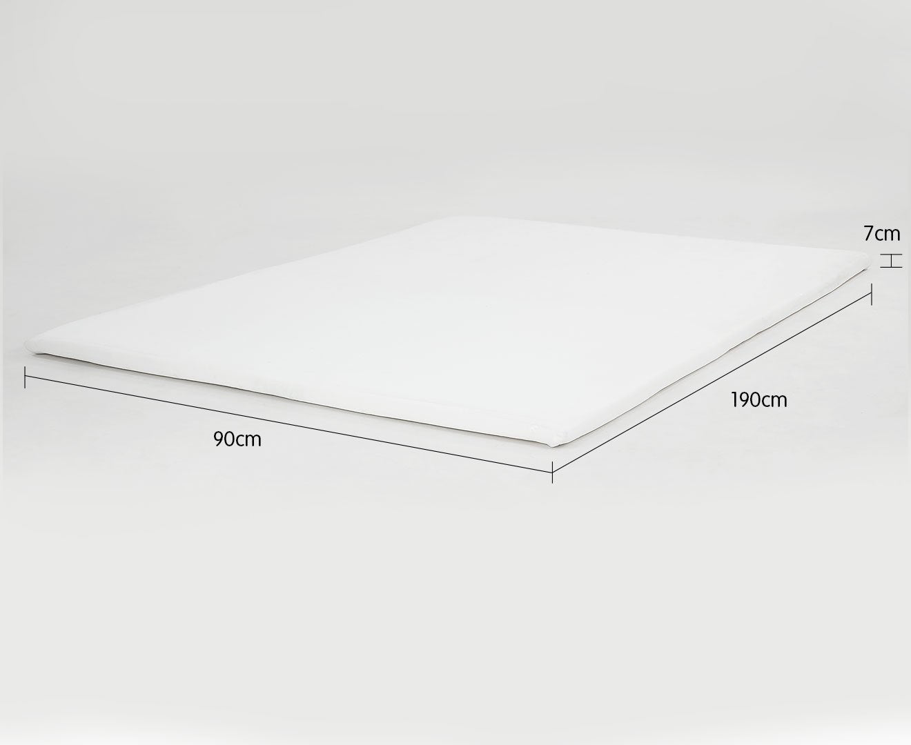 Laura Hill High Density Mattress Foam Topper 7cm- Single Size Bed V240-MTS-TOP-FM7-SN