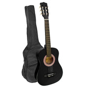 Karrera 34in Acoustic Children Wooden Guitar - Black V240-NC-34-BK