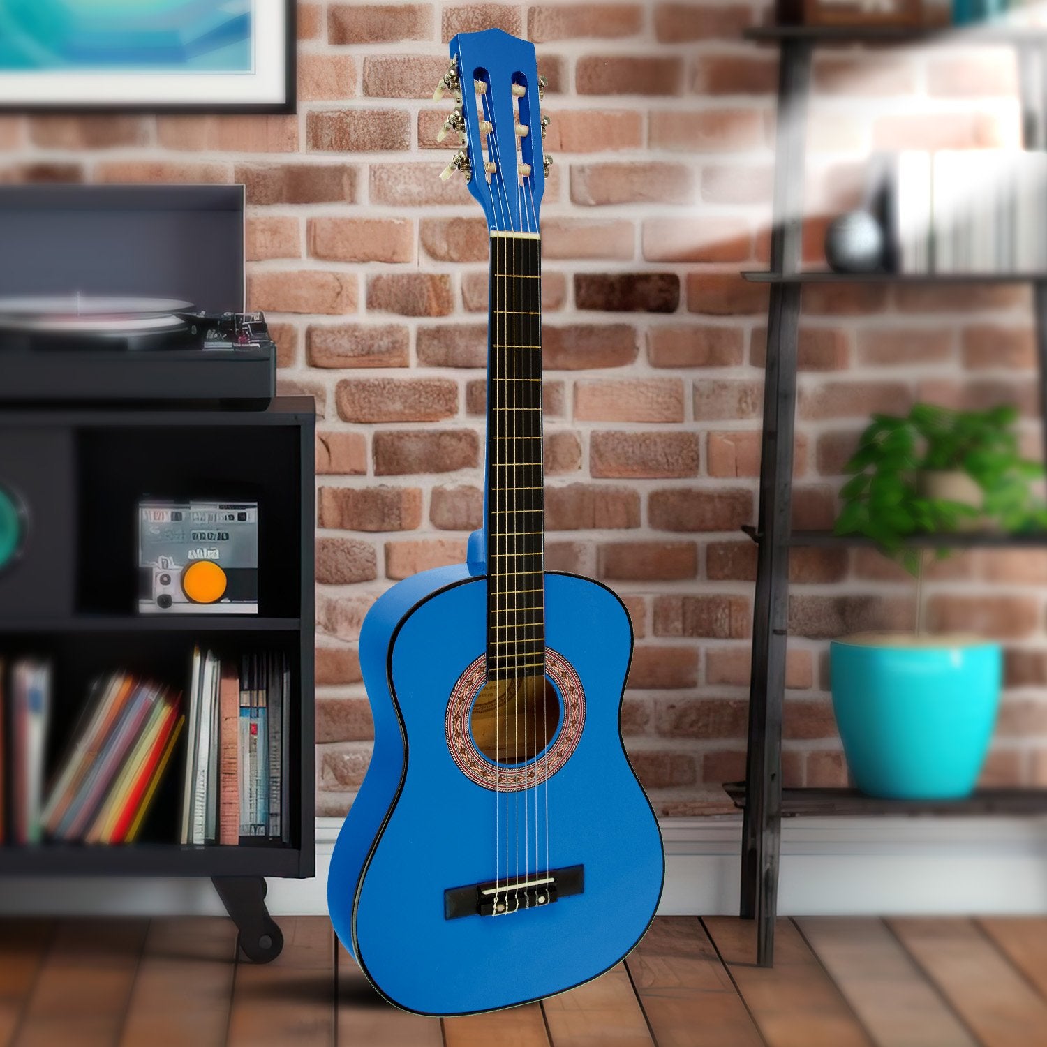Karrera 34in Acoustic Children no cut Guitar - Blue V240-NC-34-BLS