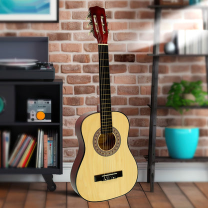 Karrera Childrens Guitar Wooden 34in Acoustic - Natural V240-NC-34-NAT
