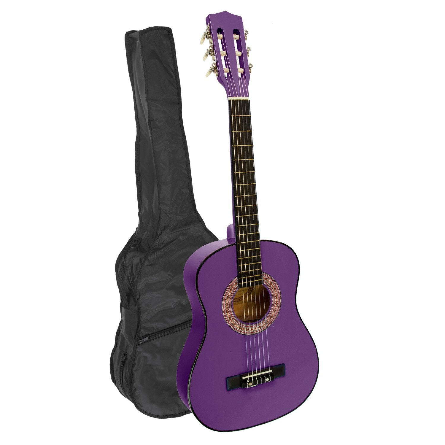 Karrera 34in Acoustic Children no cut Guitar - Purple V240-NC-34-PU