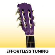 Karrera 34in Acoustic Children no cut Guitar - Purple V240-NC-34-PU