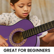 Karrera 34in Acoustic Children no cut Guitar - Purple V240-NC-34-PU