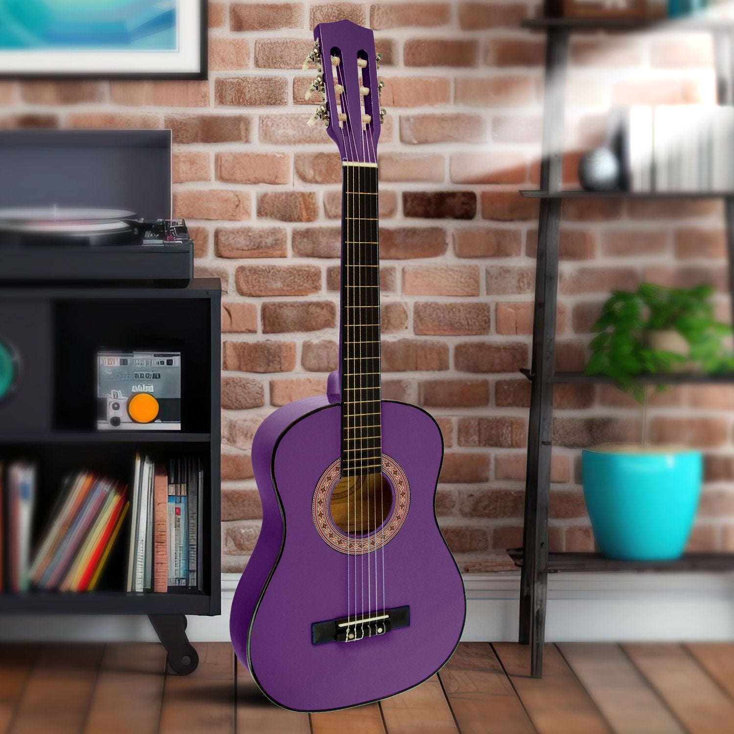 Karrera 34in Acoustic Children no cut Guitar - Purple V240-NC-34-PU
