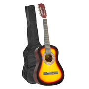 Karrera 34in Acoustic Wooden Childrens Guitar - Sunburst V240-NC-34-SB