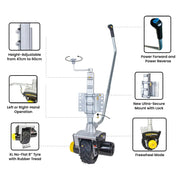 Novawinch Mini Mover 12v 550w Gen3 Electric Motorised Jockey Wheel V240-NT0405-XG3
