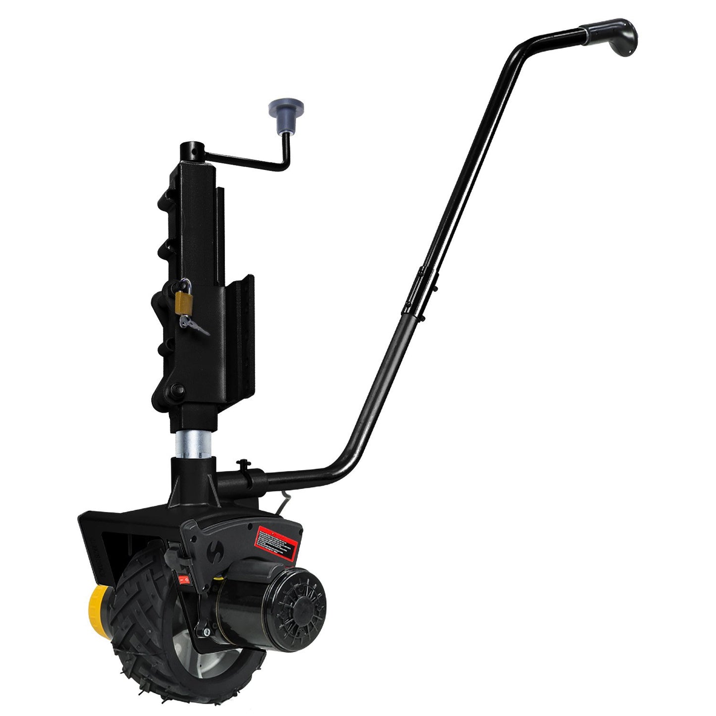 Mini Mover Gen3 12V 550W Electric Motorised Jockey Wheel - Black V240-NT0405-XG3-BK