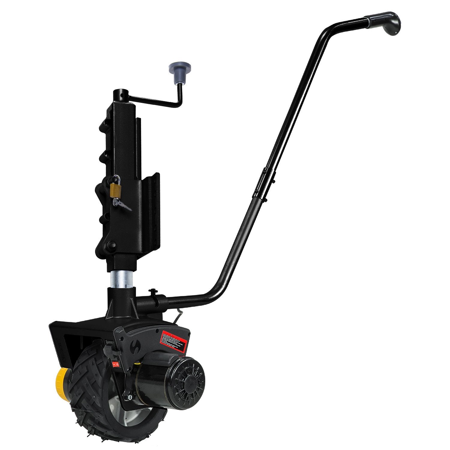Mini Mover Gen3 12V 550W Electric Motorised Jockey Wheel - Black V240-NT0405-XG3-BK