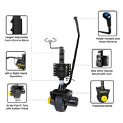 Mini Mover Gen3 12V 550W Electric Motorised Jockey Wheel - Black V240-NT0405-XG3-BK
