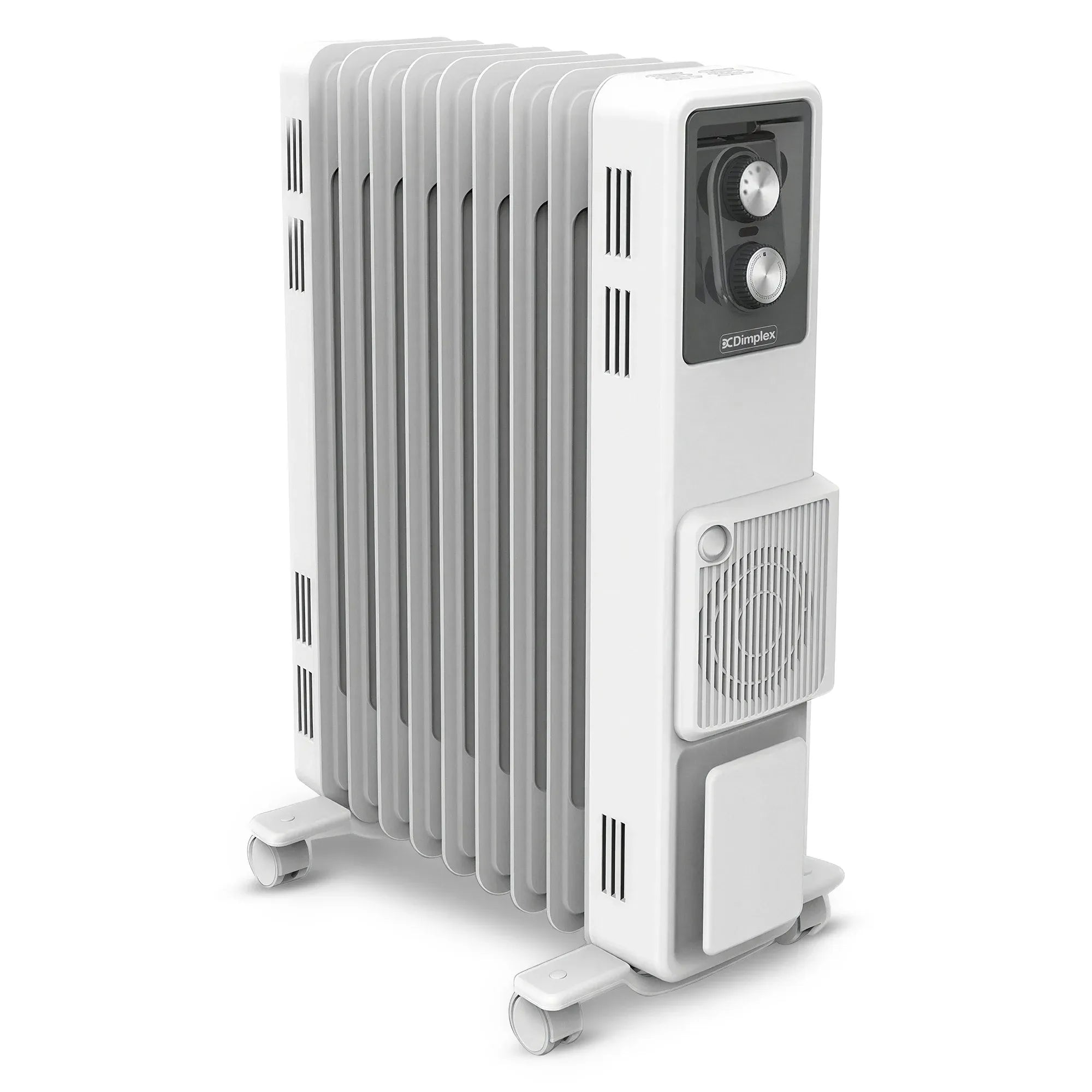 Dimplex 2.4kW Oil Column Heater with Turbo Fan 9 Fin Portable Radiator V240-OCR24FA