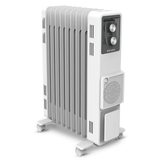 Dimplex 2.4kW Oil Column Heater with Turbo Fan 9 Fin Portable Radiator V240-OCR24FA