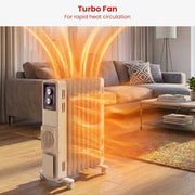 Dimplex 2.4kW Oil Column Heater with Turbo Fan 9 Fin Portable Radiator V240-OCR24FA