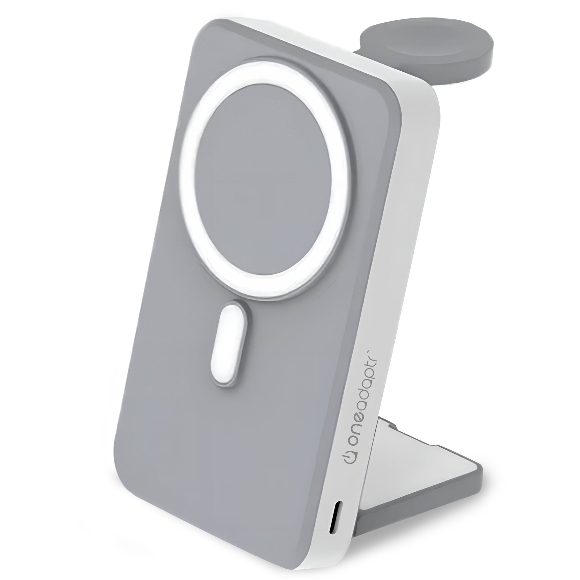 OneAdaptr OneGo Grey 5 in 1 MagSafe Charging Stand Power Bank V240-OG-B10GY