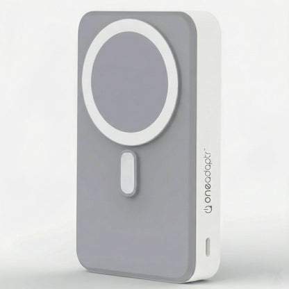 OneAdaptr OneGo Grey 5 in 1 MagSafe Charging Stand Power Bank V240-OG-B10GY