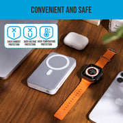 OneAdaptr OneGo Grey 5 in 1 MagSafe Charging Stand Power Bank V240-OG-B10GY