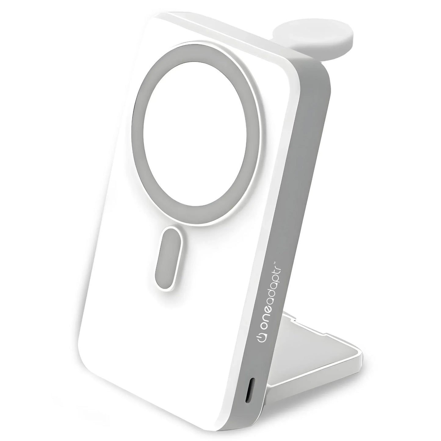 OneAdaptr OneGo White 5 in 1 MagSafe Charging Stand Power Bank V240-OG-B10WH