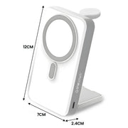 OneAdaptr OneGo White 5 in 1 MagSafe Charging Stand Power Bank V240-OG-B10WH