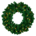 Christabelle 61cm Chadwick Christmas Wreath with LED Lights Front Door Decoration Ornament V240-OPCG61